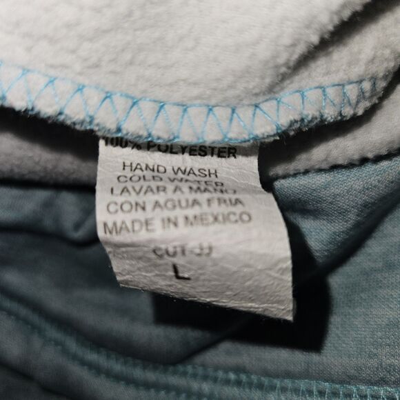 LAS VEGAS Nevada Est. 1905 Blue Green Coral Hoodie Size Large Casual Travel - Picture 5 of 6